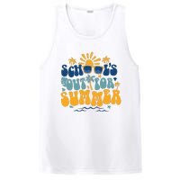 Schools Out For Summer Vacation Retro Last Day Of School PosiCharge Competitor Tank