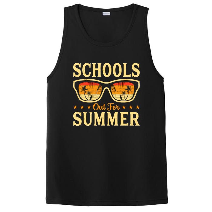 Schools Out For Summer Last Day Of School Student Teacher PosiCharge Competitor Tank