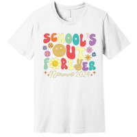 Schools Out Forever Retirement 2024 Retired Teacher Summer Premium T-Shirt