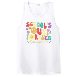 Schools Out Forever Retirement 2024 Retired Teacher Summer PosiCharge Competitor Tank