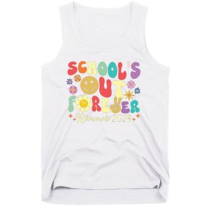 Schools Out Forever Retirement 2024 Retired Teacher Summer Tank Top