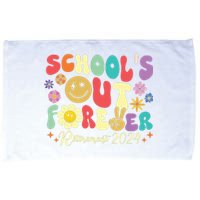 Schools Out Forever Retirement 2024 Retired Teacher Summer Microfiber Hand Towel