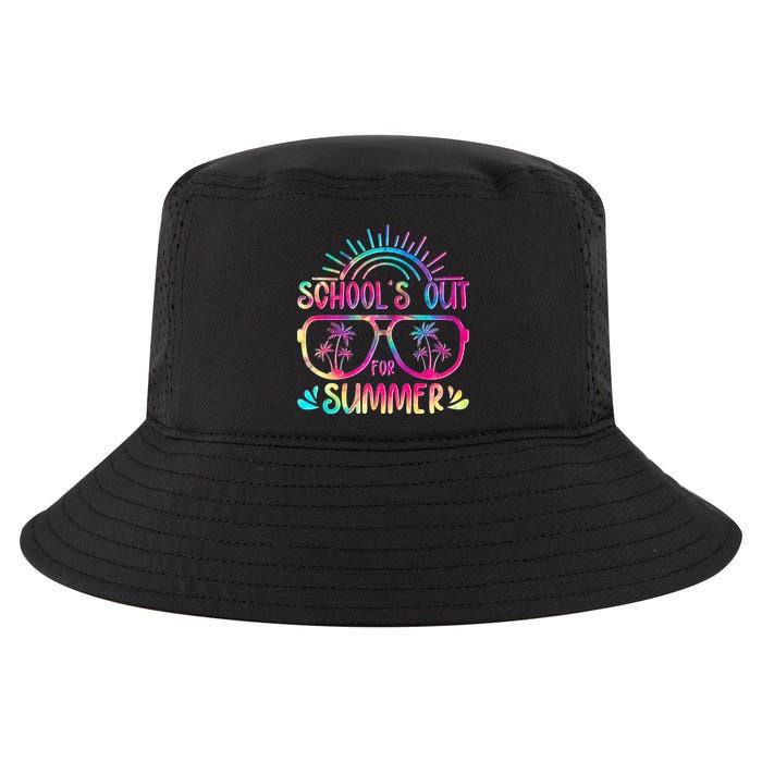 School's Out For Summer Tie Dye Cool Comfort Performance Bucket Hat