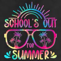 School's Out For Summer Tie Dye Cool Comfort Performance Bucket Hat