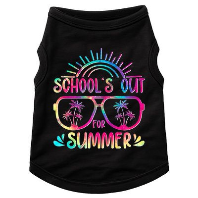 School's Out For Summer Tie Dye Doggie Tank