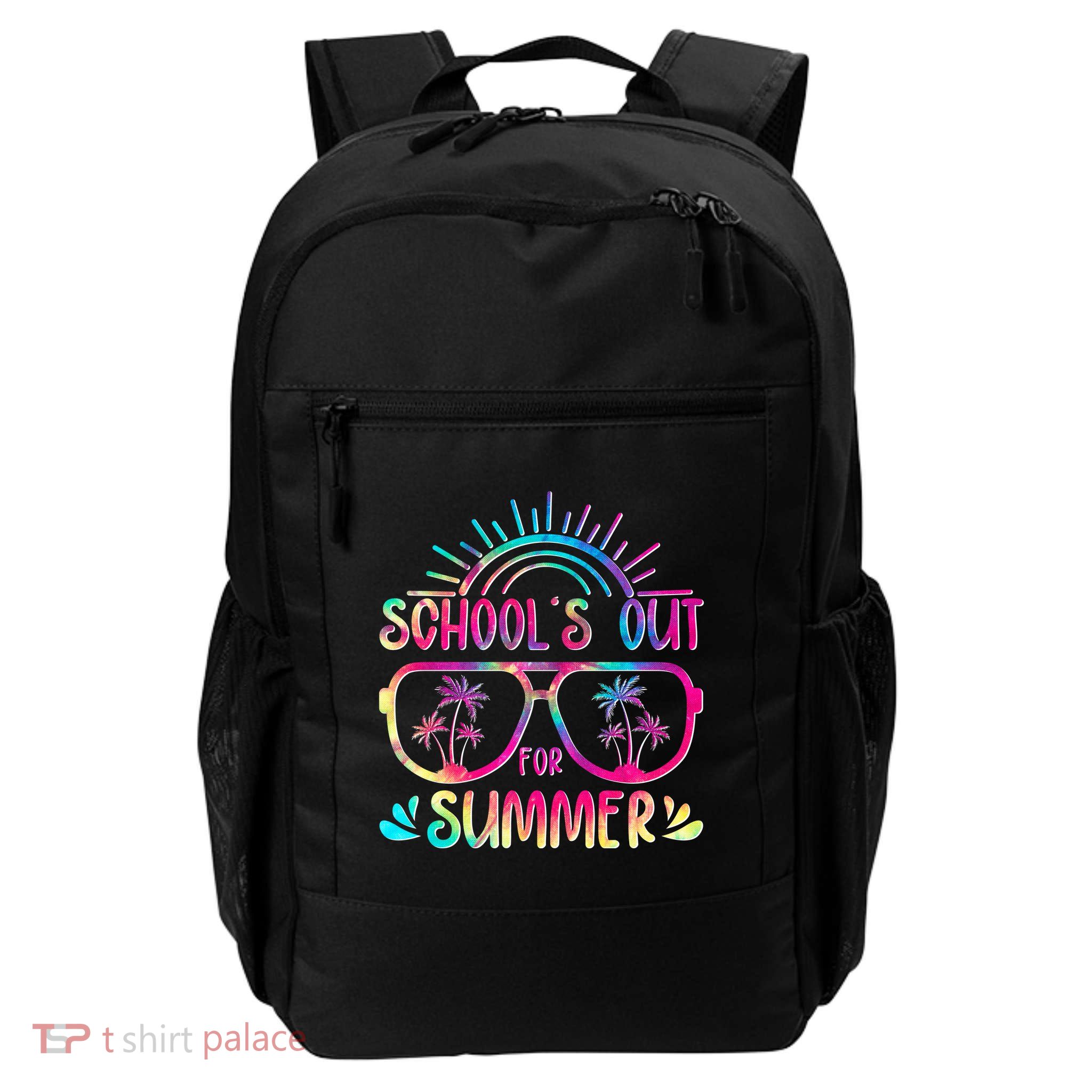 School's Out For Summer Tie Dye Daily Commute Backpack