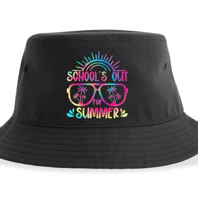 School's Out For Summer Tie Dye Sustainable Bucket Hat