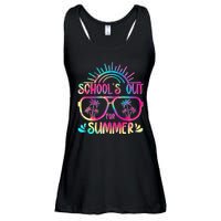 School's Out For Summer Tie Dye Ladies Essential Flowy Tank
