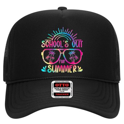 School's Out For Summer Tie Dye Trucker Hat