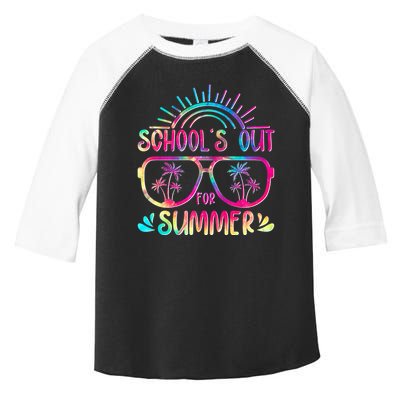 School's Out For Summer Tie Dye Toddler Fine Jersey T-Shirt
