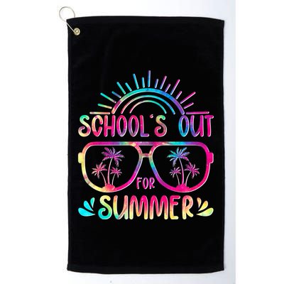 School's Out For Summer Tie Dye Golf Towel