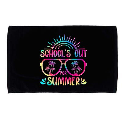School's Out For Summer Tie Dye Microfiber Hand Towel