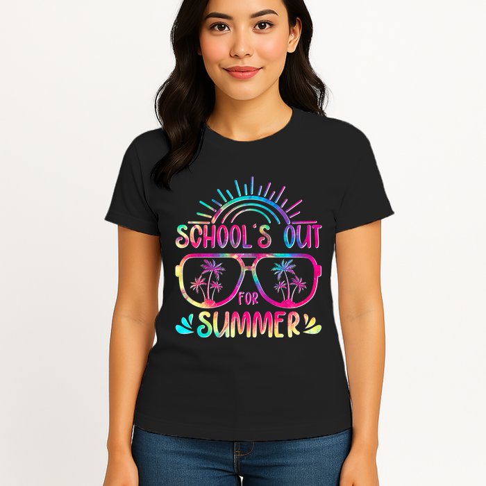 School's Out For Summer Tie Dye Womens T-Shirt