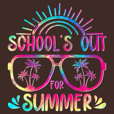 School's Out For Summer Tie Dye T-Shirt