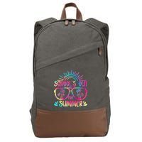 School's Out For Summer Tie Dye Cotton Canvas Backpack