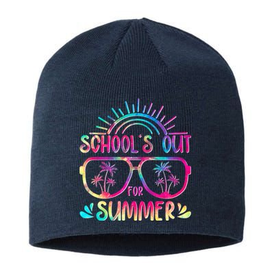 School's Out For Summer Tie Dye Sustainable Beanie