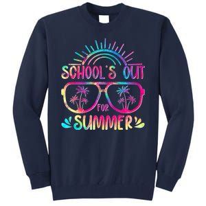 School's Out For Summer Tie Dye Tall Sweatshirt