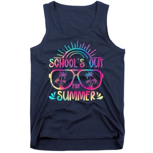 School's Out For Summer Tie Dye Tank Top