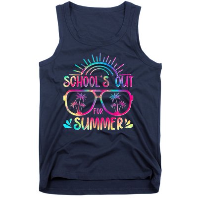 School's Out For Summer Tie Dye Tank Top