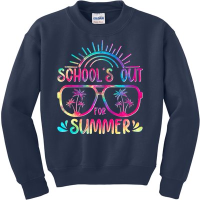 School's Out For Summer Tie Dye Kids Sweatshirt