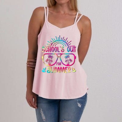 School's Out For Summer Tie Dye Women's Strappy Tank