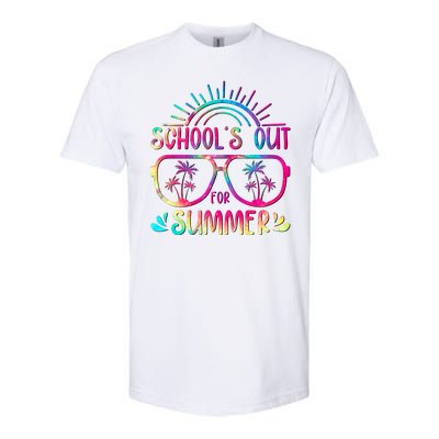 School's Out For Summer Tie Dye Softstyle® CVC T-Shirt