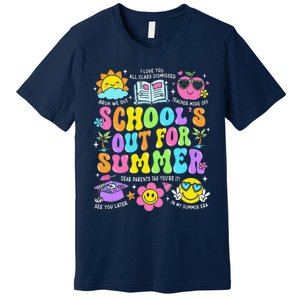 Schools Out For Summer Graduation Last Day Of School Teacher Premium T-Shirt