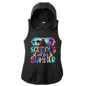 Schools Out For Summer Last Day Of School Student Teacher Ladies PosiCharge Tri-Blend Wicking Draft Hoodie Tank