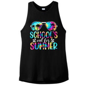 Schools Out For Summer Last Day Of School Student Teacher Ladies PosiCharge Tri-Blend Wicking Tank