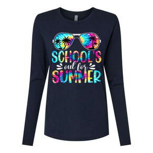 Schools Out For Summer Last Day Of School Student Teacher Womens Cotton Relaxed Long Sleeve T-Shirt