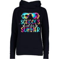 Schools Out For Summer Last Day Of School Student Teacher Womens Funnel Neck Pullover Hood