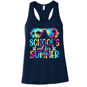 Schools Out For Summer Last Day Of School Student Teacher Women's Racerback Tank