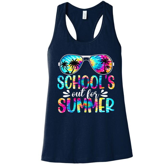 Schools Out For Summer Last Day Of School Student Teacher Women's Racerback Tank