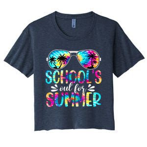 Schools Out For Summer Last Day Of School Student Teacher Women's Crop Top Tee