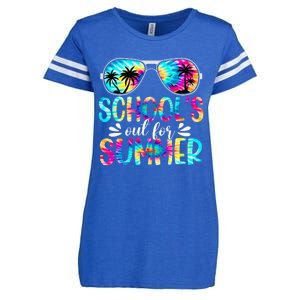 Schools Out For Summer Last Day Of School Student Teacher Enza Ladies Jersey Football T-Shirt