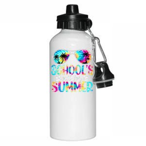 Schools Out For Summer Last Day Of School Student Teacher Aluminum Water Bottle