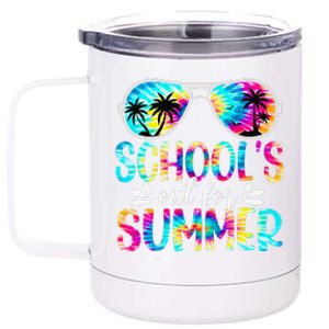 Schools Out For Summer Last Day Of School Student Teacher 12 oz Stainless Steel Tumbler Cup