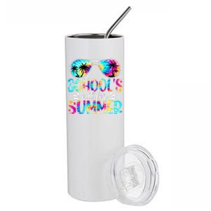 Schools Out For Summer Last Day Of School Student Teacher Stainless Steel Tumbler