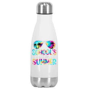 Schools Out For Summer Last Day Of School Student Teacher Stainless Steel Insulated Water Bottle