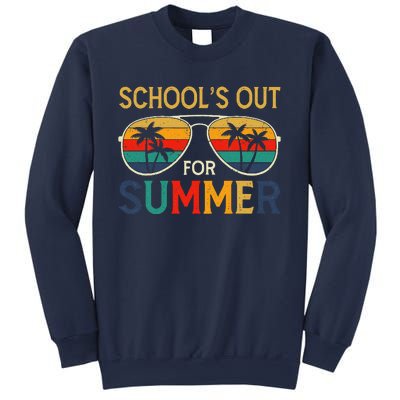 Schools Out For Summer Retro Last Day Of School Teacher Boy Sweatshirt