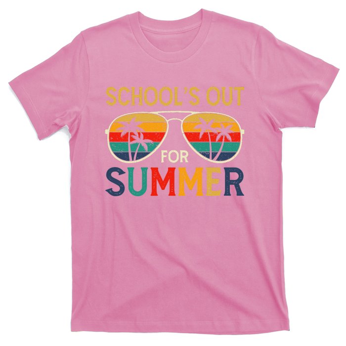 Schools Out For Summer Retro Last Day Of School Teacher Boy T-Shirt