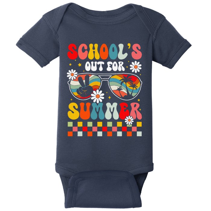 Schools Out For Summer Last Day Of School Teacher Baby Bodysuit