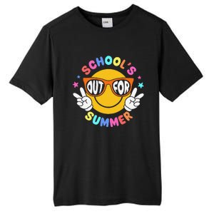 Schools Out For Summer Teacher Students Last Day Of School Tall Fusion ChromaSoft Performance T-Shirt