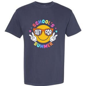 Schools Out For Summer Teacher Students Last Day Of School Garment-Dyed Heavyweight T-Shirt