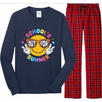 Schools Out For Summer Teacher Students Last Day Of School Long Sleeve Pajama Set