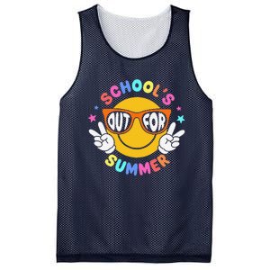 Schools Out For Summer Teacher Students Last Day Of School Mesh Reversible Basketball Jersey Tank