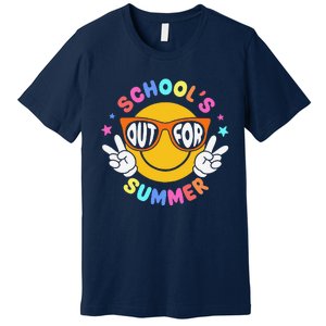 Schools Out For Summer Teacher Students Last Day Of School Premium T-Shirt