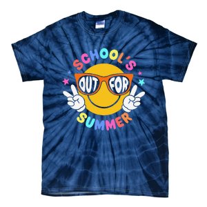 Schools Out For Summer Teacher Students Last Day Of School Tie-Dye T-Shirt