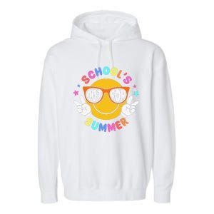 Schools Out For Summer Teacher Students Last Day Of School Garment-Dyed Fleece Hoodie