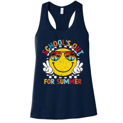 Schools Out For Summer Last Day Of School Teacher Women's Racerback Tank